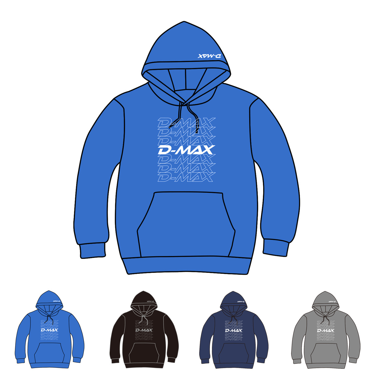 D-MAX スウェットパーカー