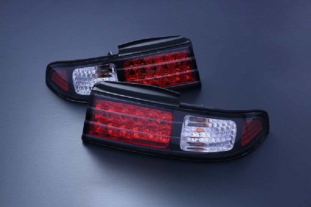 D-MAX / S14 LEDテールランプ 3点SET(ブラック)